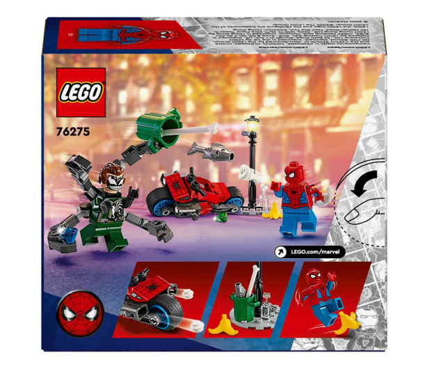LEGO Marvel Super Heroes 76275 Pościg na motocyklu Spider-Man vs Doc Ock - 1202119 - zdjęcie 8